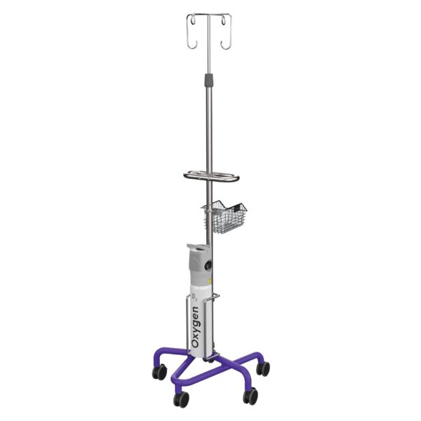 Stacking IV Pole - Stainless Steel