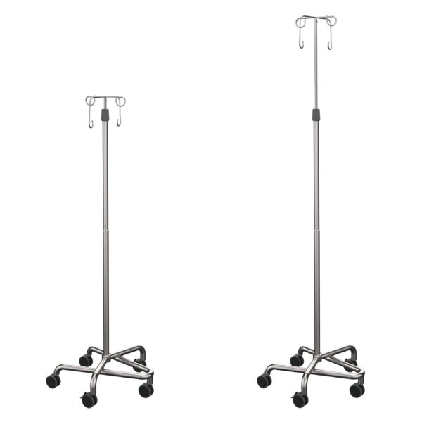 Stacking IV Pole - Stainless Steel